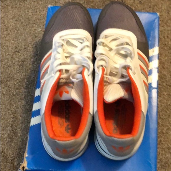 Adidas Run in White, Aluminum and Orange (G24885) - Picture 4 of 7